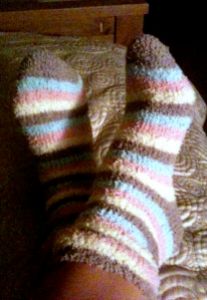 Fuzzy Feet Socks CyranoWriter