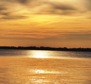 Radiant Sunset, Lake Winneconne, Wisconsin