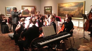 Springville High School Chamber Orchestra's Christmas Concert at Springville Museum of Art, Dec. 2013