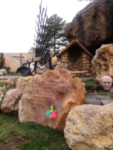 The World intrudes on Spirituality at Gilgal Sculpture Garden