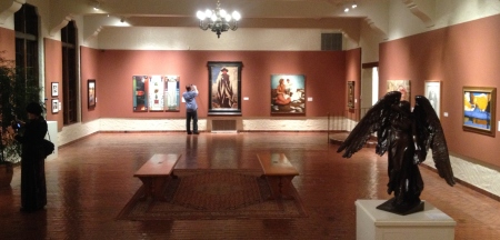 Springville Museum of Art Annual Religious Exhibition opening night -- empty gallery