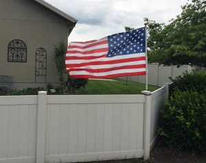 My personal Star-Spangled Banner (in my back yard)