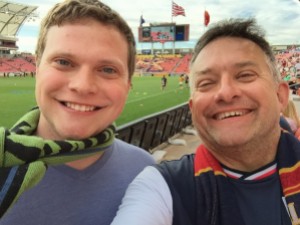 Kid and Dad: RSL Game July 2015