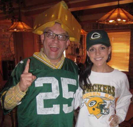 Happy Packer Backer memory with my daughter