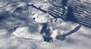 Snow Angel Art with Art at Gilgal Gardens
