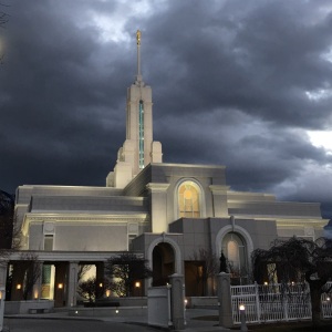 Cloudy Timpanogos Temple, Feb. 2017