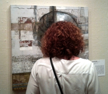 Distracted and Impacted by Abstract Art at Springville Museum of Art's Spring Salon show