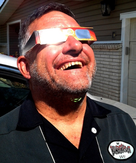 Eclipse sunglasses, Rexburg, Idaho, Great American Eclipse August 2017